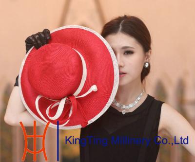 China Sombrero de paja para mujer de encargo en venta