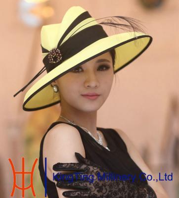 China Organza Fashion Church Hats for sale