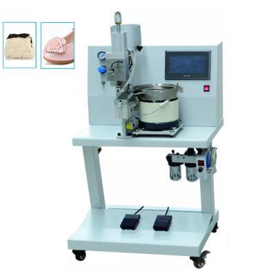 China Auto Pearl & Nail Riveting Machine Automatic Nail Riveting Embroidery Bead Drilling Machine for sale