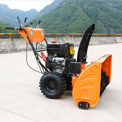 China good quality mini 6.5HP snow blower hand held snow thrower used for russian 3.6L for sale