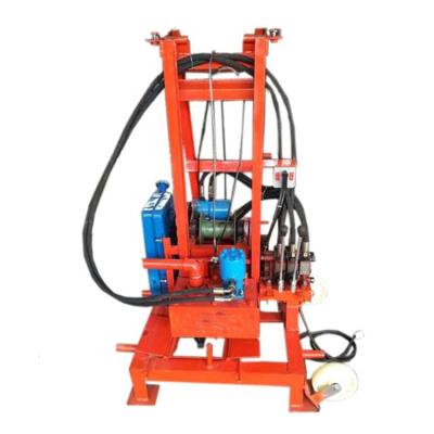 China Hydraulic Small Gasoline Hydraulic Borehole Drilling Rig Water Well Drilling Rig For Sale for sale