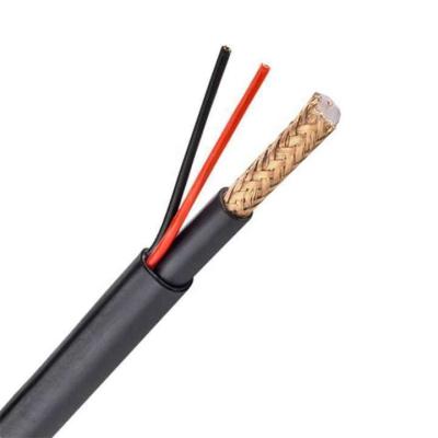 China Round Wire CCTV Camera Cable Rg59 2c Power OEM Rj59 Coaxial Cable for Security System for sale