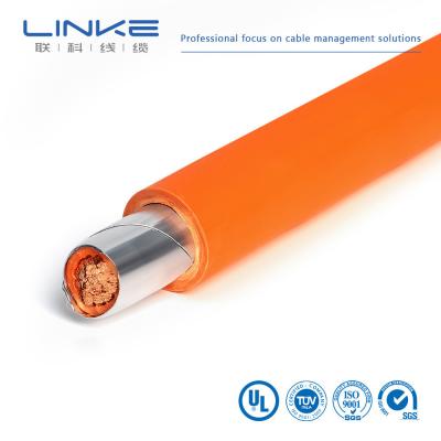 China XLPE Jacket High Voltage Cable Ev Charging Cable 25Mm2 35Mm2 50Mm2 70Mm2 Orange 1000/1500V Double Insulated Hv Automotive Cable Electric Vehicle Shielded Cable for sale