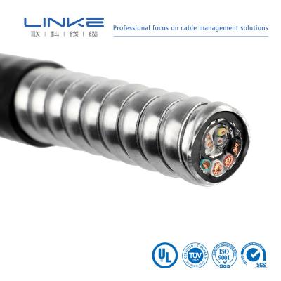 China Cables blindados flexibles revestidos con revestimiento de PVC de 600 V con XLPE aislado de baja tensión en venta