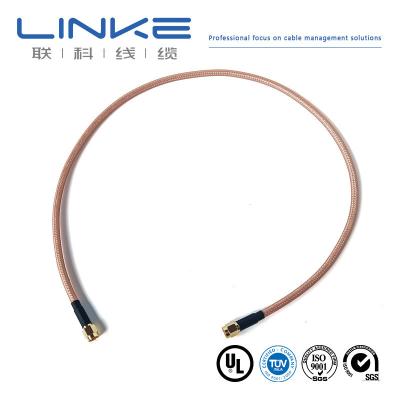 China Right Angle To Straight Electric Bass Cable Direct Coaxial For Music Instrument for sale