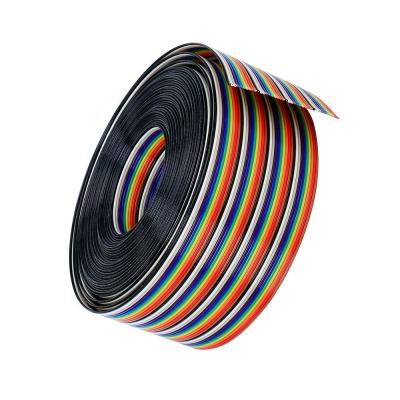 China Flexible Ribbon Color Flat Cable for Communication Equipment Minimum Thickness 0.69 for sale