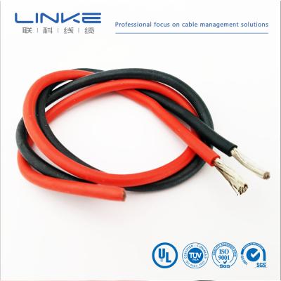 China Cable de alambre de silicona de cobre enlatado con alta flexibilidad y voltaje de 500V en venta