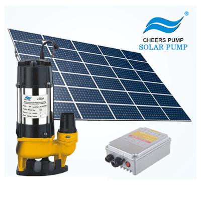 China Hot Sale 48V JINTAI Home Solar Dirty Water Pump Kit Solar Powered Water Pump for sale