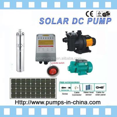 China Mini irrigation water pump DC irrigation/12v solar water pump/solar submersible pump/24V,36V,48V,72V,216V,288V for sale