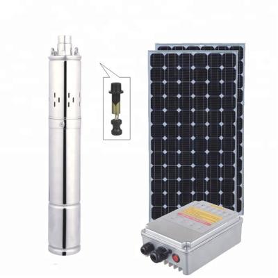 中国 Japanese turkey 12v 100w family homes 60 watt 180watt solar powered 5 hp dc submersible dirty water pump in india 販売のため