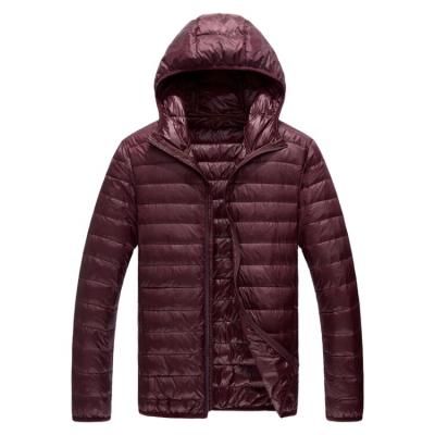 China Breathable Mens Outdoor Tactical Lightweight Extended Down Jacket With Hooded for sale