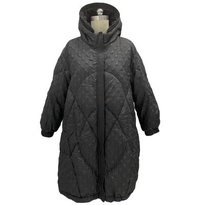 China Loose Waterproof Winter Down Jacket Women Snow Wear Thick Winter Coat Female Long Down Jacket for sale