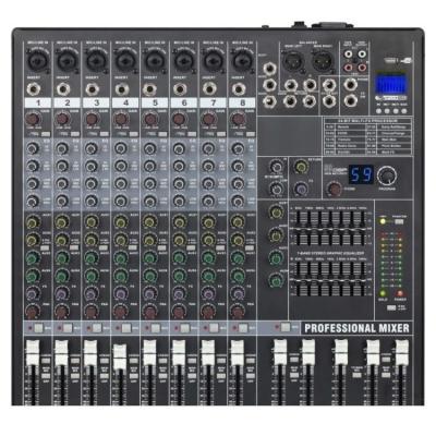 China 99 DSP 16 Channel Audio Mixer Usb Console Phantom Power Effect Mixer Audio Mixing Video for sale