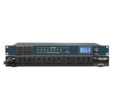 China Professional 30A Karaoke Sound System 8+2 Channels Audio Power Sequence Controller for sale