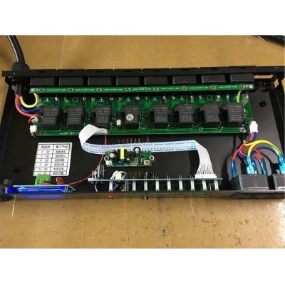 China 30A 10 Channel Audio Sequencer Controller Power With Protection And Real Time Voltage Display for sale