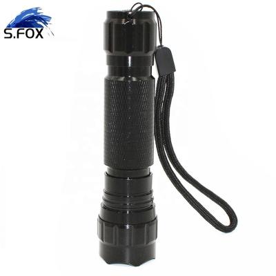 China Durable 10w Rechargeable Super Bright Outdoor Camping Portable Led Torch Flashlight for sale