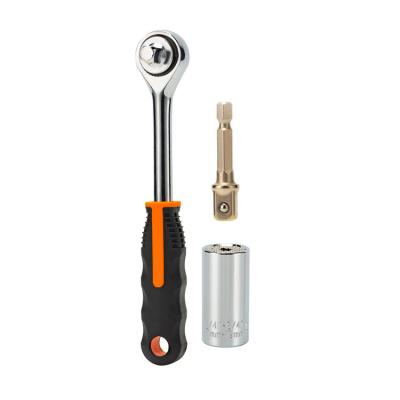 China Other Portable Universal Multifunctional Torque Socket Combination Wrench Torque Socket Hand Socket Key Tools for sale