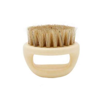 China Sustainable Portable Pig Bristle Soft Scraping Around Cleaning Washing Brush for sale