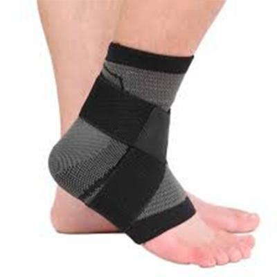 China Adult China Factory Ankle Support Guard Ankle Compression Sleeve With Strap Breathable Ankle Brace for sale