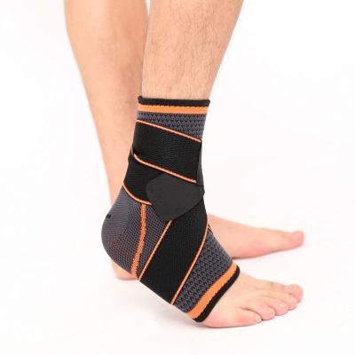 China Basketball Football Ankle Brace Running Support Adjustable High Quality Compression Ankle Support for sale