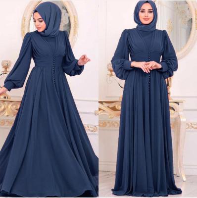 China 2021 Anti-Static Dubai Muslim Beading Belt Lantern Sheath Burkha Women Long Dress Abayas Dubai Muslim Islamic Clothing for sale