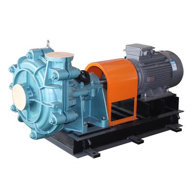 China large capacity high head heavy duty sand mining slurry pump with Cr26 material in type 3/2D-ZH 4/3E-ZH for sale