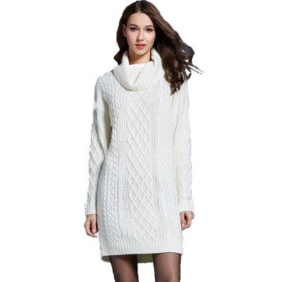 China New Arrivals Breathable Sweater Women's Long Loose Winter Knitted Oversized Ladies Sweater Women Clothing for sale