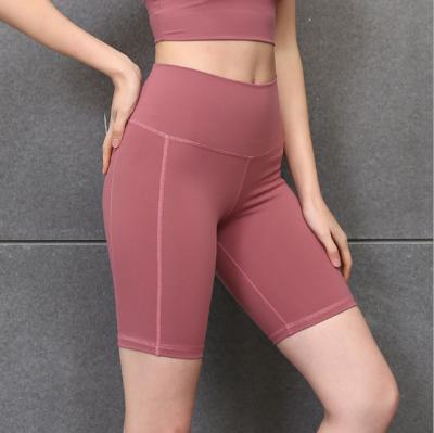 China Latest Sustainable Yoga Pants Short Women Breeches Fitness Gym Shorts for sale