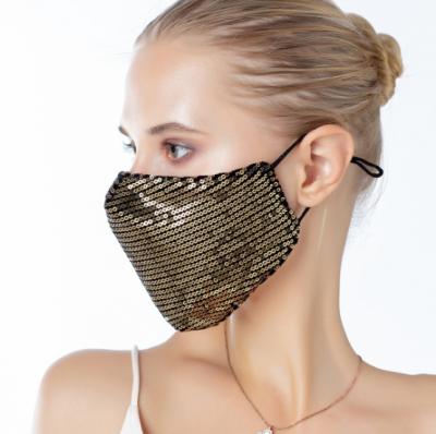 China Other Partymasks Designers Shiny Facemask Fashionmask Pure Surgical Rhinestone Thermal Updraft For Adult for sale