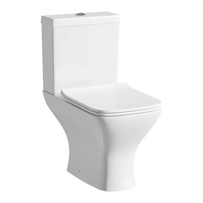 China Commercial Luxury Ceramic Toilet Bowl Double-Flow China Type Two Piece Water Closet for sale