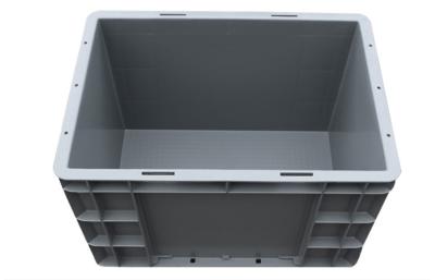 China Tote Plastic Moving Turnover Stackable-Euro-Plastikkästen lagern industrielles ein zu verkaufen