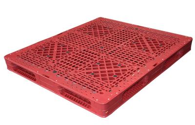 China Food Grade Anti Slip Hdpe Plastic Pallets Euro Type Flat Top Hygienic for sale