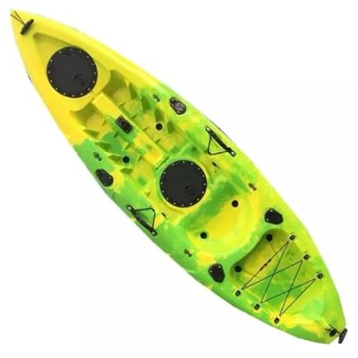 China Fibreglass Speed Plastic Rowing Boat Composite Frontier Kayak for sale