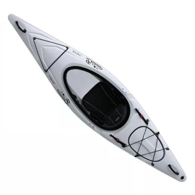 China Leisure Fishing Single Seat HDPE Touring Plastic Canoe Kayak Short Journey for sale