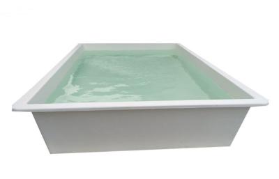 China 500litre Aquaponic crescem potenciômetros de flor plásticos altos do grande plantador da cama à venda