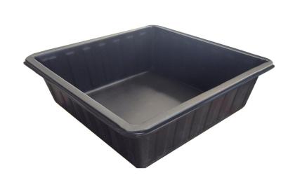 China PE Large Size Plastic Plant Grow Bed Aquaponics Rotomold Food Grade Square for sale