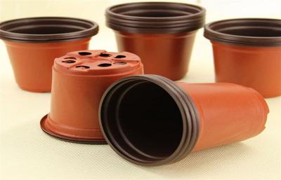 China Soft PP Garden Horticultural Plant Pots Not Brittle Anti Extrusion Blown Plastic for sale