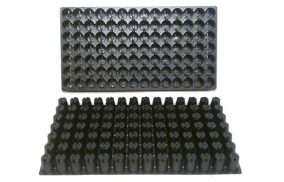 China Reuseable Seed Nursery Tray 45 Cells Rectangular Plastic Germination for sale