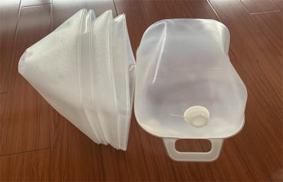 China Drinking Water Bag Container Semi Collapsible Jerry Cans 10 Litres Food Grade PE for sale