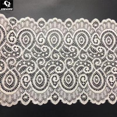 China New Design Underwear Stretch Lace Trim High Quality Nylon Spandex Lace Trim Fabric for sale