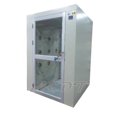 China Factory HEPA Filter Class 100 Powder Coated Steel Air Shower In Food And Pharma for sale