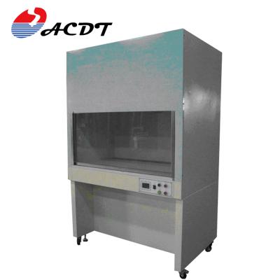 China Electronics Chemical Resistant Metal Fume Hood With Gas Cork For Lab for sale