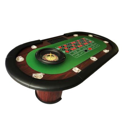 China Cheap Wooden Poker Game Poker Table Casino Roulette Blackjack Poker Table Customized Table for sale