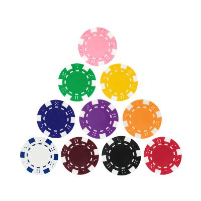 China Factory Outlet Poker Chip Blank Poker Chips Plastic ABS Casino Chips For Casino Game for sale