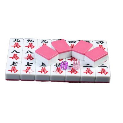 China High quality 144 mahjong family leisure chess and entertainment mahjong tiles melamine customized for sale