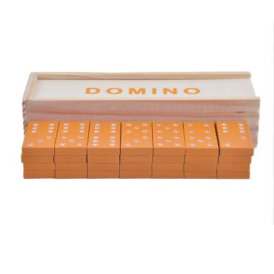 China Hot-selling new wooden domino brand casino entertainment and leisure wooden dominoes for sale