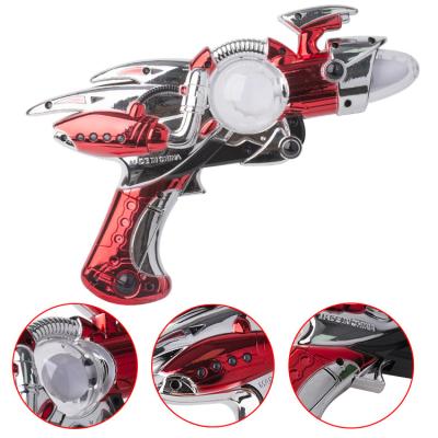 China Wholesale Kids Toys Plastic Kid Toy Gun with Spinner Ball Light Noise Gun Toys Battery Operated Toy Gun Electric Toy Gun for sale