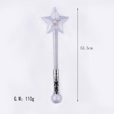 China LED Light Up LED Stick Glow Star Stick Toy LED Flashing Star Flashing Magic Wand For Gifts for sale