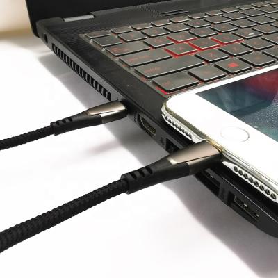 China Video Game Player Nylon Braided Fast Charging Data Cable USB PD Type C to 8pin for sale