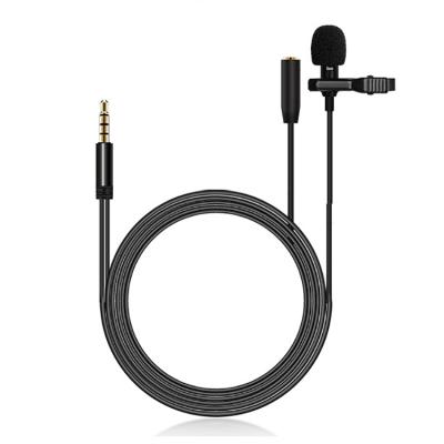 China Lightweight Live Stream Professional Grade Lavalier Lapel Microphone For Iphone 11 XS Earphone Type C 3.5mm Jack for sale